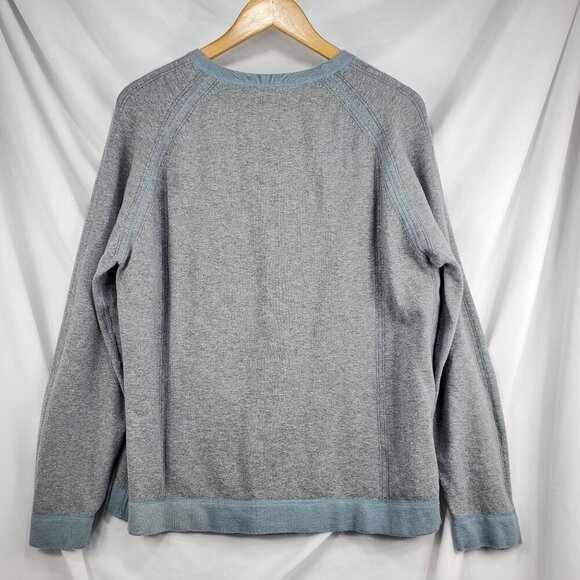 Ted Baker Men's Gray Pullover Sweater Long Sleeve Round Neck Size Medium (C-5) - Picture 2 of 10